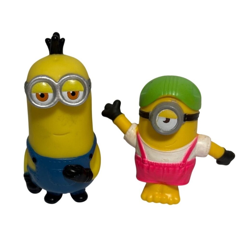 Despicable Me Minion Toys Figurines Set Of 2 McDonalds Universal Studieos